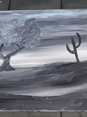 Monochrome Landscape Canvas Wall Art - E and T Paintings